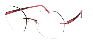 Silhouette BLEND 5555/KV women Red Geometric Eyeglasses