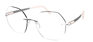 Silhouette BLEND 5555/KV women Pink Geometric Eyeglasses