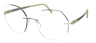 Silhouette BLEND 5555/KV women Green Geometric Eyeglasses