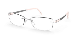 Silhouette BLEND 5555/KW men Pink Geometric Eyeglasses