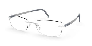 Silhouette BLEND 5555/KW men Grey Geometric Eyeglasses