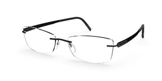 Silhouette BLEND 5555/KW men Black Geometric Eyeglasses