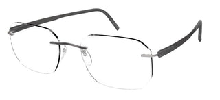 Silhouette BLEND 5555/KX men Grey Geometric Eyeglasses