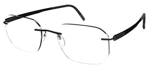 Silhouette BLEND 5555/KX men Black Geometric Eyeglasses