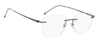 Boss BOSS 1266/C men Ruthenium Geometric Eyeglasses