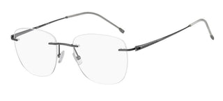 Boss BOSS 1266/C men Ruthenium Geometric Eyeglasses