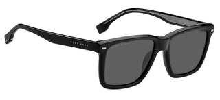 Boss BOSS 1317/S men Black Geometric Sunglasses