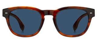 Boss BOSS 1380/S men Brown Squared Sunglasses