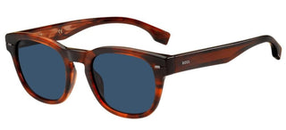 Boss BOSS 1380/S men Brown Squared Sunglasses