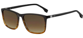 Boss BOSS 1434/S men Brown Squared Sunglasses