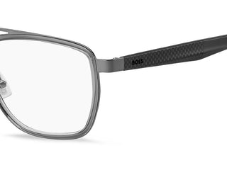 Boss BOSS 1583 men Grey Geometric Eyeglasses