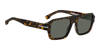 Boss BOSS 1595/S men Havana Squared Sunglasses