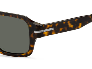 Boss BOSS 1595/S men Havana Squared Sunglasses