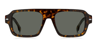 Boss BOSS 1595/S men Havana Squared Sunglasses