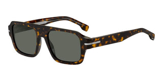 Boss BOSS 1595/S men Havana Squared Sunglasses