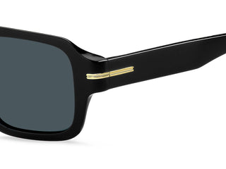 Boss BOSS 1595/S men Black Squared Sunglasses