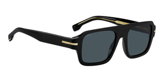 Boss BOSS 1595/S men Black Squared Sunglasses