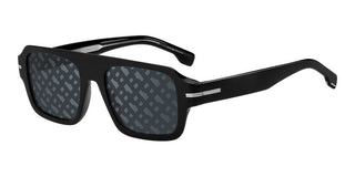 Boss BOSS 1595/S men Black Squared Sunglasses