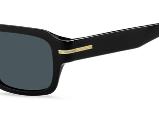 Boss BOSS 1596/S men Black Squared Sunglasses