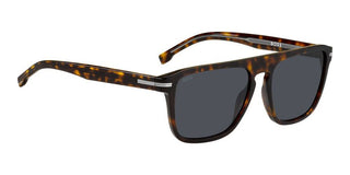 Boss BOSS 1599/S men Havana Squared Sunglasses