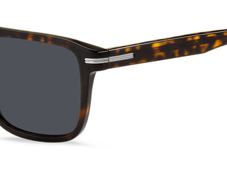 Boss BOSS 1599/S men Havana Squared Sunglasses