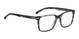 Boss BOSS 1602 men Grey Squared Eyeglasses