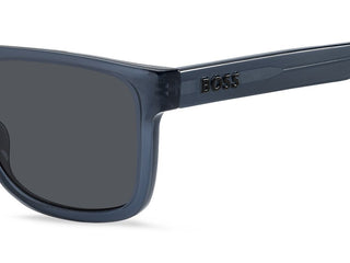 Boss BOSS 1647/S men Blue Squared Sunglasses