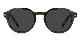 Boss BOSS 1721/S men Green Round Sunglasses