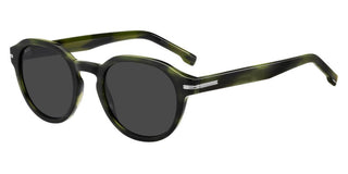 Boss BOSS 1721/S men Green Round Sunglasses