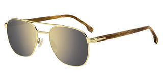 Boss BOSS 1723/S men Gold Pilot Sunglasses