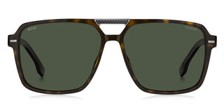 Boss BOSS 1766/S men Havana Squared Sunglasses