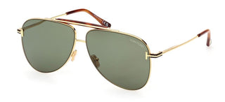 Tom Ford BRADY FT 1018 unisex Gold Pilot Sunglasses