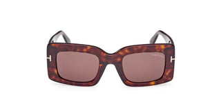 Tom Ford BRIGITTA FT1188 unisex Havana Rectangle Sunglasses