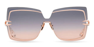 Dita BROKYN unisex Gold Oversize Sunglasses