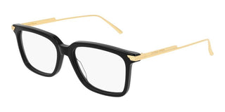 Bottega Veneta BV1009O unisex Black Geometric Eyeglasses