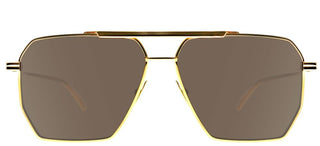 Bottega Veneta BV1012S men Gold Pilot Sunglasses