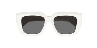 Bottega Veneta BV1030S women White Geometric Sunglasses