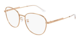 Bottega Veneta BV1044O women Rose gold Butterfly Eyeglasses