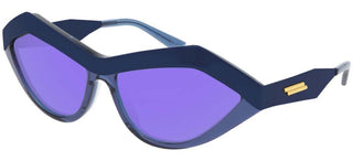 Bottega Veneta BV1055S unisex Blue Cat Eye Sunglasses