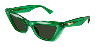 Bottega Veneta BV1101S women Green Pilot Sunglasses