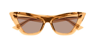 Bottega Veneta Bv1101s Women Orange Cat Eye Sunglasses