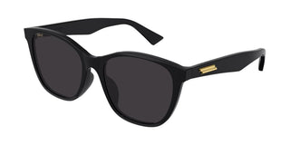 Bottega Veneta Bv1151s Women Black Cat Eye Sunglasses