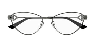 Bottega Veneta BV1188O women Ruthenium Cat Eye Eyeglasses