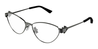 Bottega Veneta BV1188O women Ruthenium Cat Eye Eyeglasses