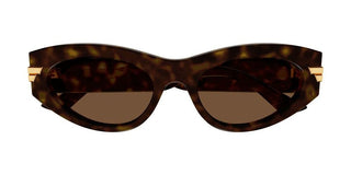 Bottega Veneta BV1189S women Havana Cat Eye Sunglasses