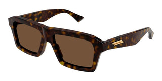 Bottega Veneta BV1213S men Havana Squared Sunglasses