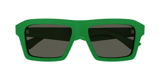 Bottega Veneta BV1213S men Green Squared Sunglasses