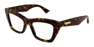 Bottega Veneta BV1215O women Havana Cat Eye Eyeglasses