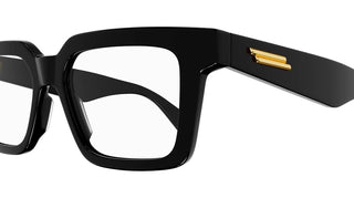 Bottega Veneta BV1216O men Black Squared Eyeglasses