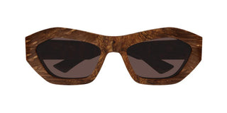 Bottega Veneta BV1221S women Brown Squared Sunglasses